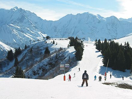 Lyžování a zimní dovolená v Megève (Mont Blanc, Francie)